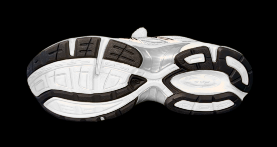 Asics 1130 Custom Bleu ( Lacet Custom + Semelle blanche )