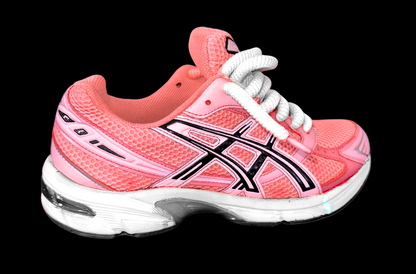 Asics 1130 Custom Corail ( Lacet Custom Blanc + Semelle blanche )