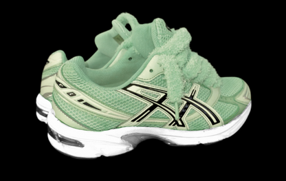 Asics 1130 Custom Vert ( Semelle blanche )