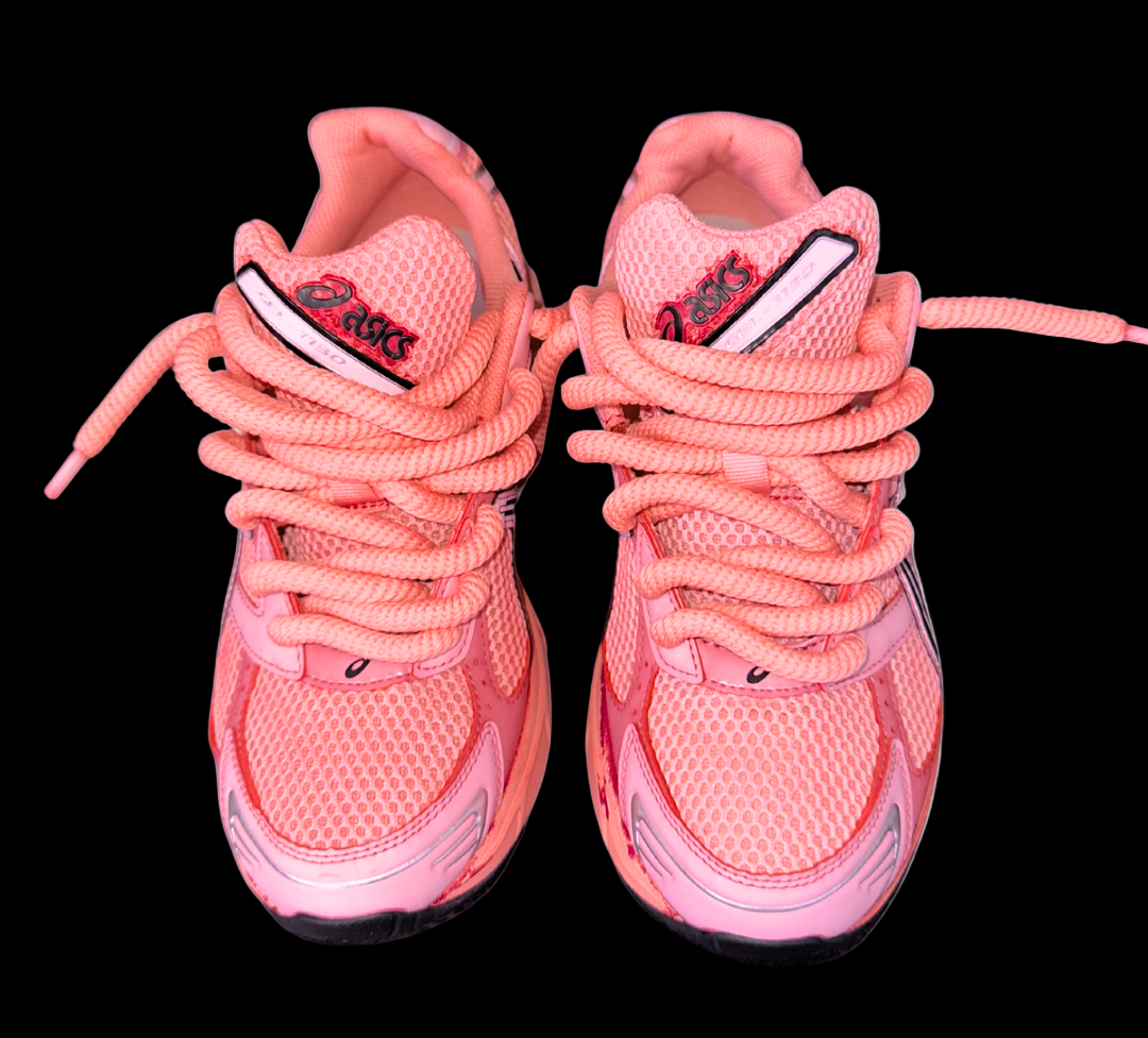 Asics 1130 Custom Corail ( Lacet Custom + Semelle blanche )