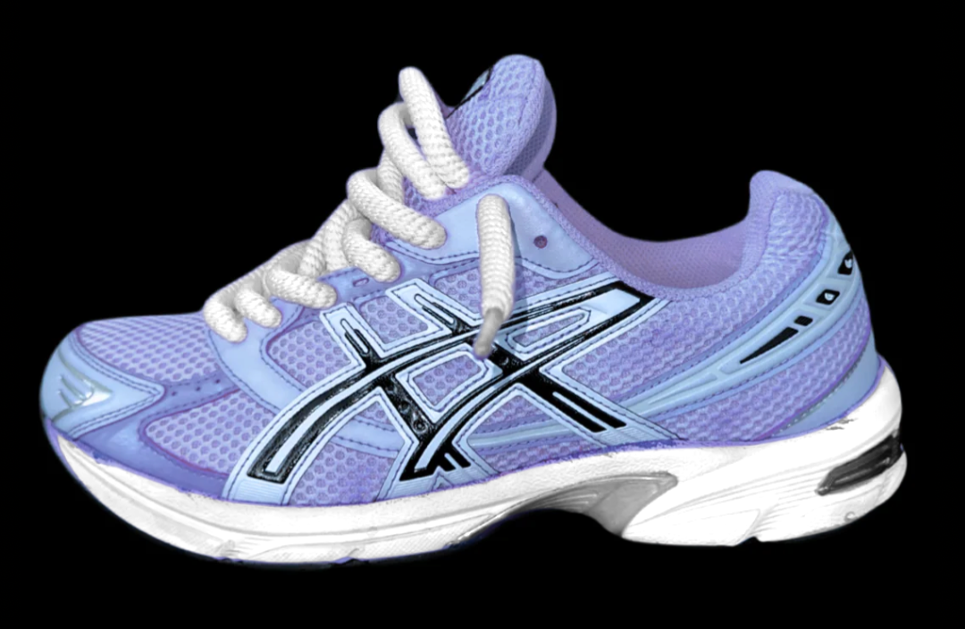 Asics 1130 Custom Violet ( Lacet Custom + Semelle blanche )
