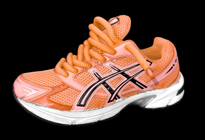 Asics 1130 Custom Orange ( Lacet Custom + Semelle blanche )
