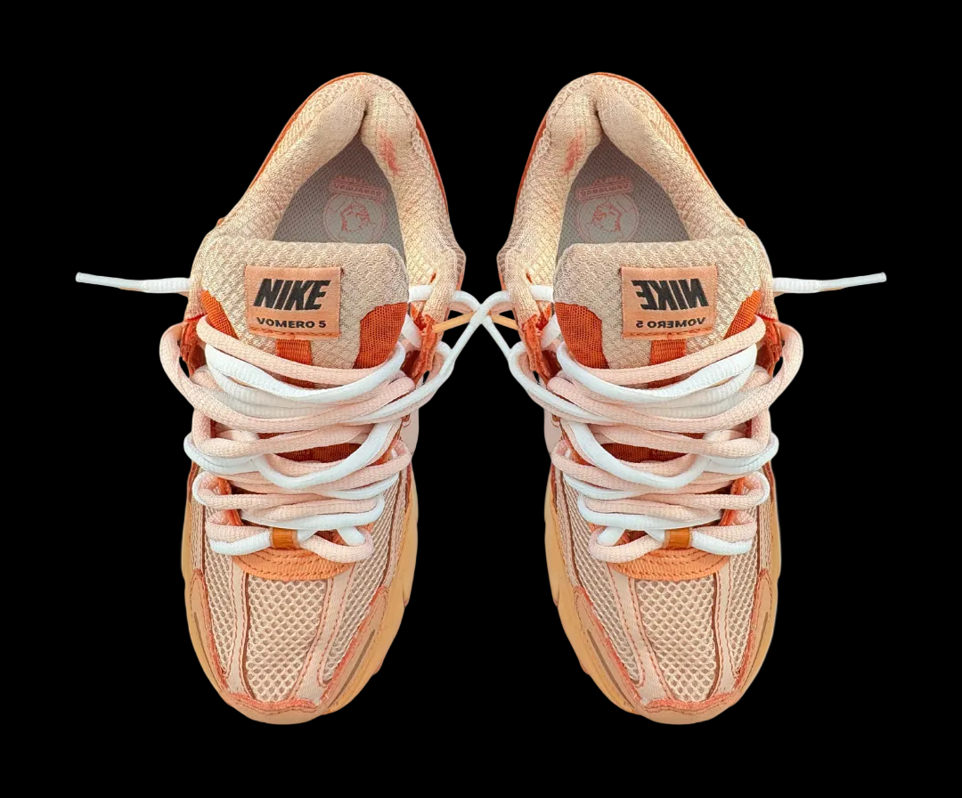 Vomero 5 Custom Peach ( Double Lacet )