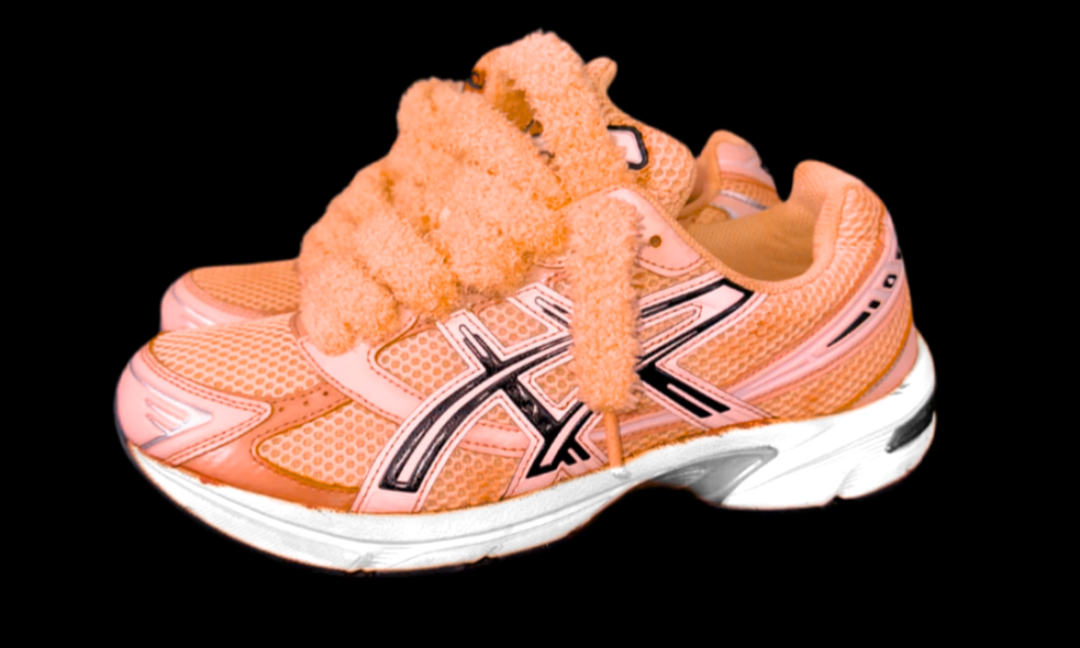 Asics 1130 Custom Orange ( Semelle blanche )