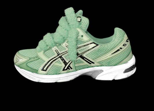 Asics 1130 Custom Vert ( Semelle blanche )