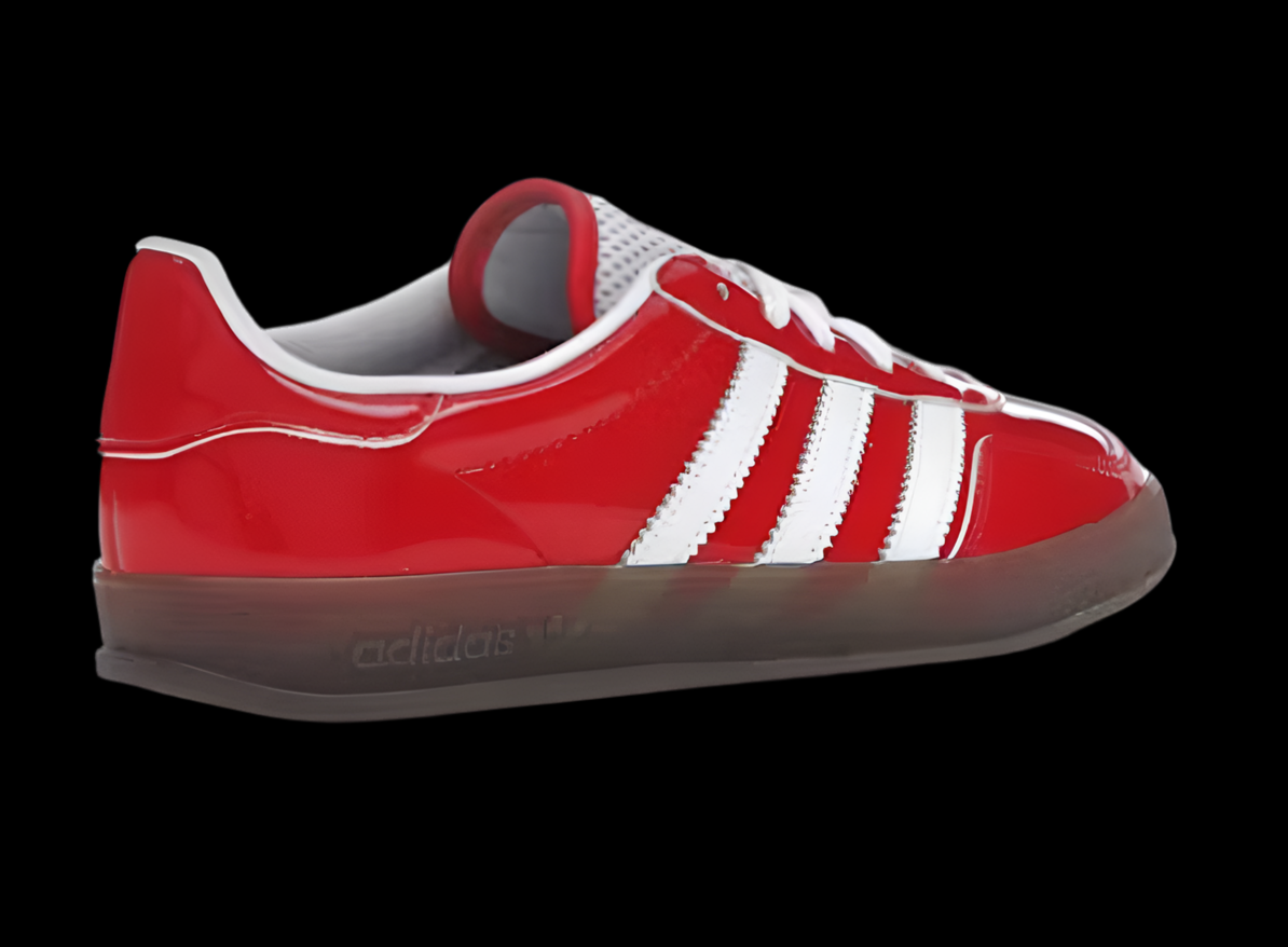 Adidas Gazelle Indoor Better Rouge (Cuir Vernis)